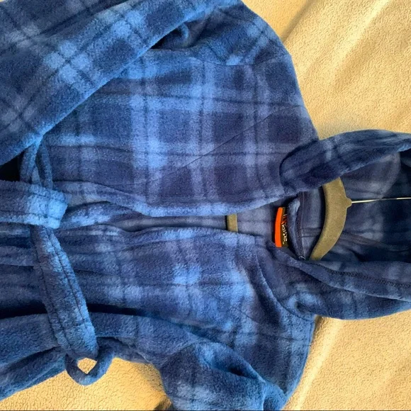 Jellifish Kids Boys' Super Soft Hooded Robe. Boy 3-4y